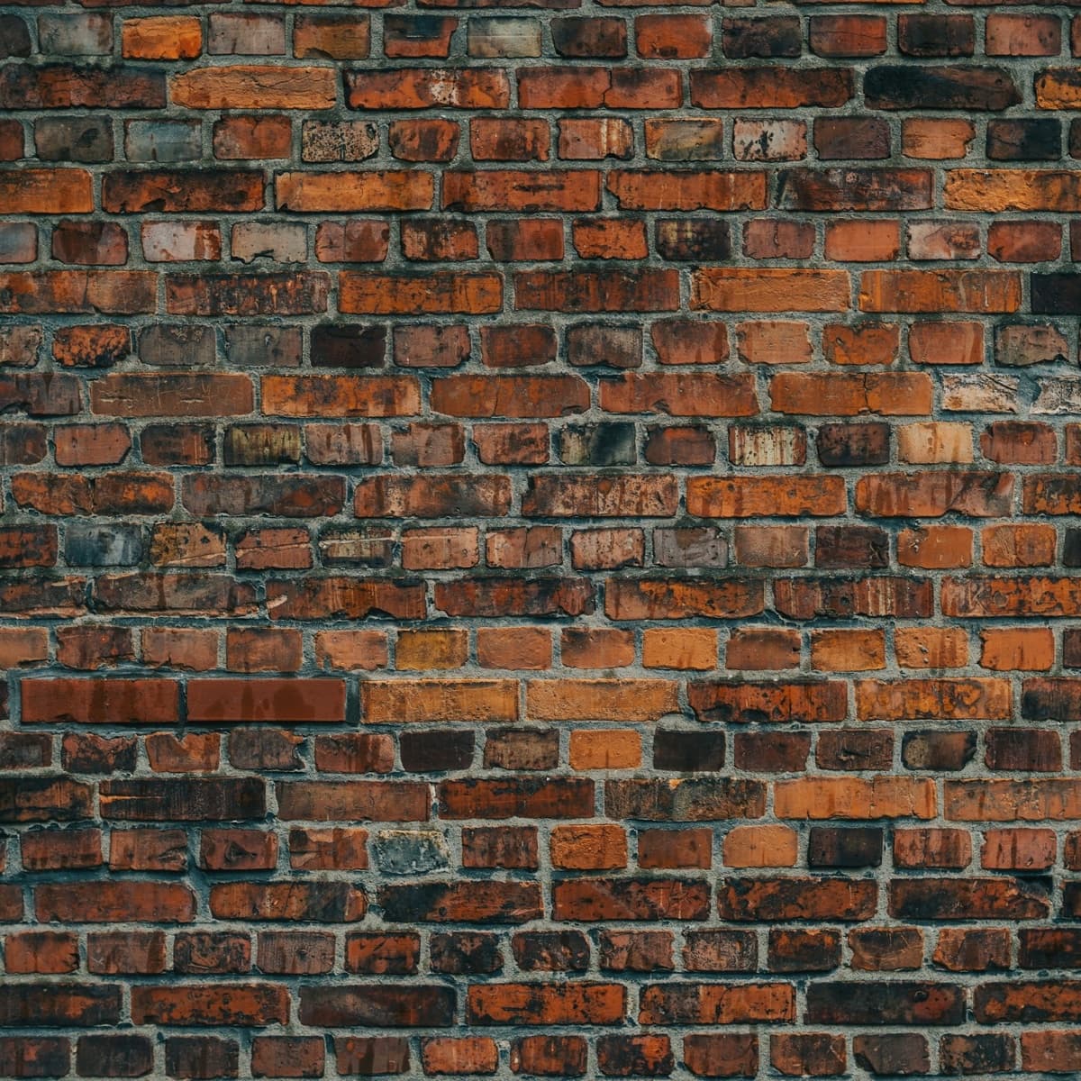 Klinkerfassade im Streiflicht